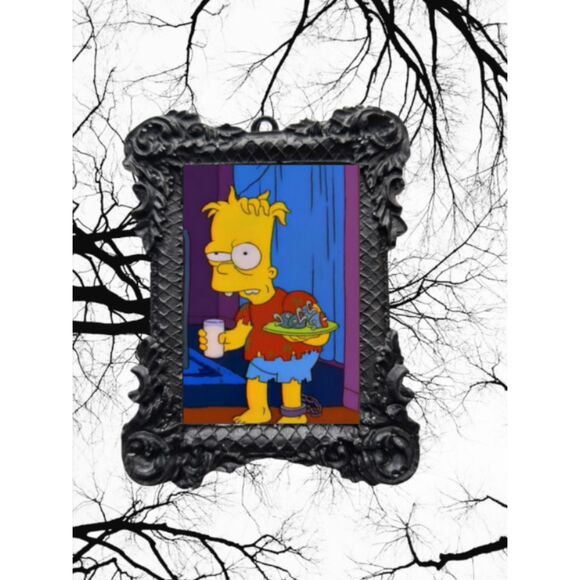 Hugo Ornament - Halloween Horror Twin to Bart Simpson Horror Treehouse of Horror - Picture 1 of 1